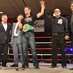 Dave Nielsen presented with his WBC Cruiserweight Title Belt