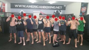 SEAL Team 1 training with Kru Dave at American Boxing in Pacific Beach San Diego